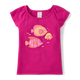 Girls Embroidered Flutter Top - Amalfi Coast