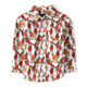 Baby And Toddler Boys Reindeer Poplin Button Up Shirt