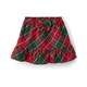 Girls Plaid Ruffle Skirt - Holiday Traditions