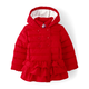 Girls Ruffle Puffer Jacket