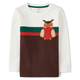 Boys Embroidered Owl Top - Autumn Harvest