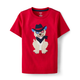 Boys Embroidered Dog Top - American Cutie
