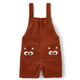 Girls Owl Corduroy Romper - Autumn Harvest