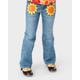 Girls Applique Sunflower Bootcut Jeans - Happy Harvest