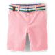Boys Belted Chino Shorts - Tropical Paradise