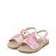 Girls Applique Flamingo Sandals - Tropical Paradise