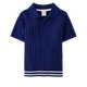 Boys Cable Knit Polo - Bon Voyage