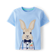 Boys Embroidered Bunny Top - Garden Party