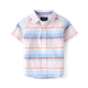 Baby And Toddler Boys Striped Chambray Button Up Shirt
