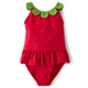 Girls Strawberry One Piece Swimsuit - Swim