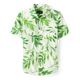 Boys Matching Family Palm Leaf Button Up Shirt