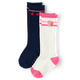 Girls Crayon Apple Knee Socks 2-Pack - Classroom Cutie