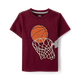 Boys Embroidered Basketball Top - Classroom Cutie