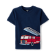 Boys Embroidered Fire Truck Top - Classroom Cutie