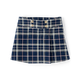 Girls Plaid Pleated Button Skort - Classroom Cutie