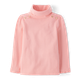 Girls Button Turtleneck Top - Little Essentials