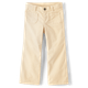 Girls Patch Pocket Stretch Corduroy Wide Leg Pants - Little Essentials