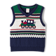 Boys Train Fairisle Sweater Vest - Holiday Express