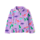 Girls Dino Microfleece Half Zip Pullover - Little Essentials