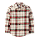 Boys Plaid Flannel Button Up Shirt - Holiday Express