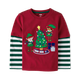 Boys Elf Layered Top - Holiday Express
