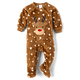 Unisex Baby And Toddler Reindeer One-Piece Pajamas - Gymmies