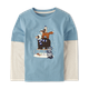 Boys Winter Animals Layered Top - Little Snowflake