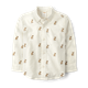 Boys Schiffli Reindeer Oxford Button Up Shirt - Holiday Express