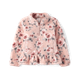 Girls Floral Sherpa Half Zip Pullover - Little Essentials
