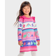 Girls Dino Fairisle Sweater Dress - Dino Friends