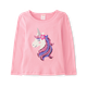 Girls Unicorn Top - Dino Friends
