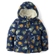 Boys Truck Puffer Jacket - Dino Friends