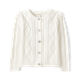 Girls Cable Knit Cardigan - Tiny Dancer