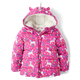Girls Unicorn Puffer Jacket - Dino Friends