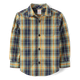 Boys Plaid Poplin Button Up Shirt - Dino Friends