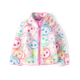 Toddler Girls Print Sherpa Zip Up Jacket