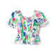 Girls Vacation Ruffle Top - Italian Riviera
