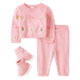 Baby Girls Embroidered Sweater 3-Piece Outfit Set - Homegrown by Gymboree