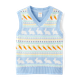 Boys Bunny Fairisle Sweater Vest - Garden Party