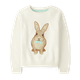 Boys Embroidered Bunny Sweater - Spring Celebrations