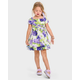 Girls Mommy And Me Floral Bow Fit And Flare Dress - Lavender Fields