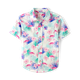 Boys Flamingo Poplin Button Up Shirt - Swim