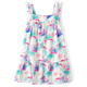 Girls Flamingo Tiered Dress - Swim