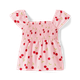 Girls Cherry Smocked Top - Sweet Summer