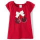Girls Sequin Cherry Top - Sweet Summer