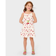 Girls Cherry Ruffle Dress - Sweet Summer