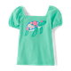 Girls Embroidered Turtle Top - Seaside Palms