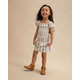 Girls Floral Smocked Ruffle Dress - Magical Meadows