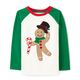 Boys Gingerbread Raglan Top - Holiday Express