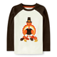 Boys Embroidered Turkey Raglan Top - Harvest